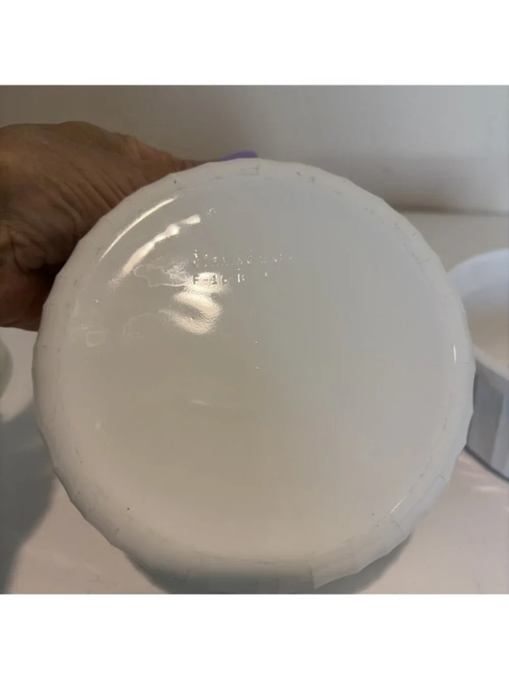VTG 2 Corning Ware French White Casserole F-16-B 500 ml w/ 1 Pyrex Glass Lid 405